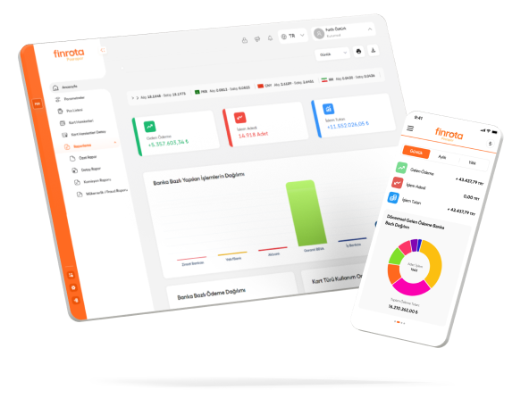 Your physical and virtual POS transactions are in one panel.